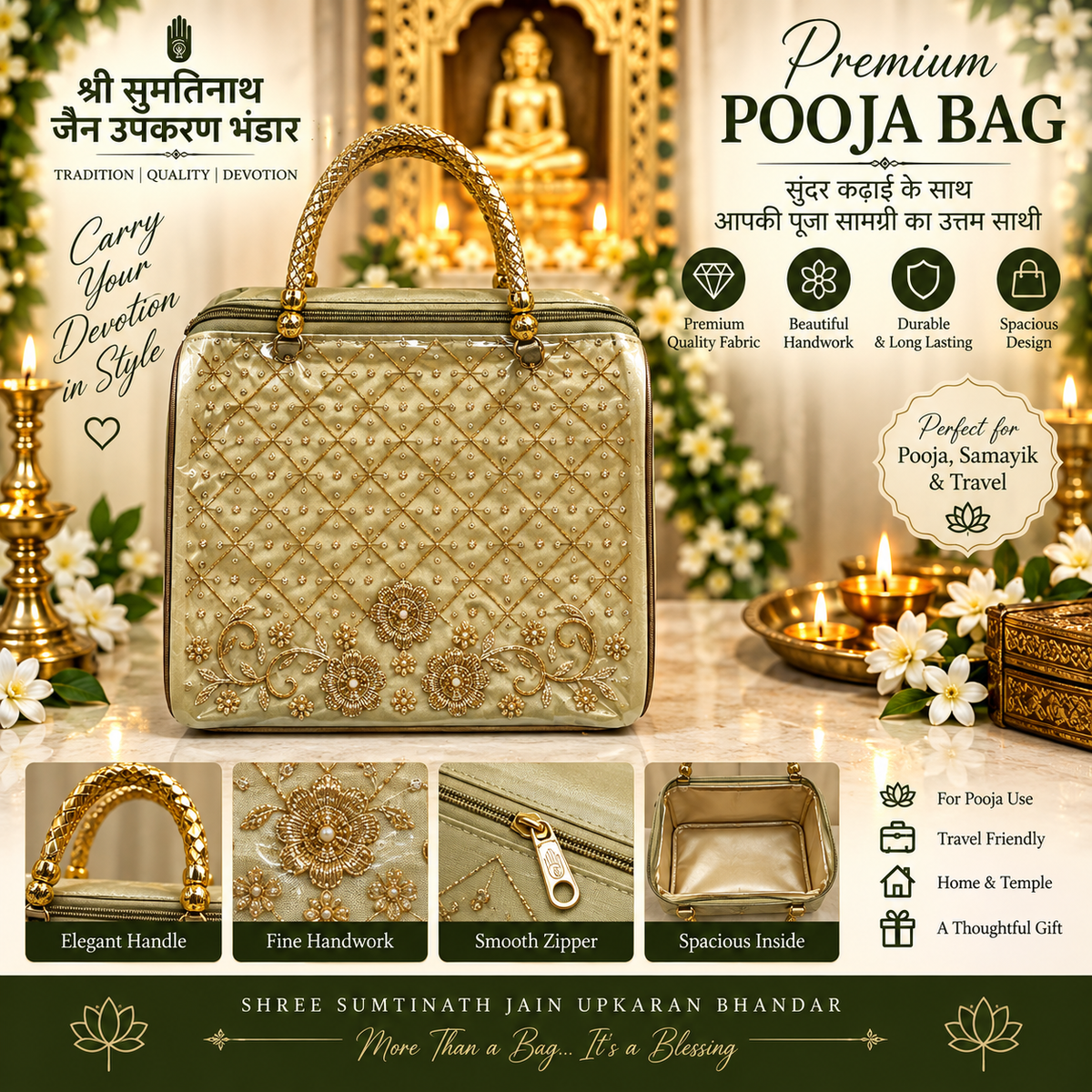 Samayik bag handwork
