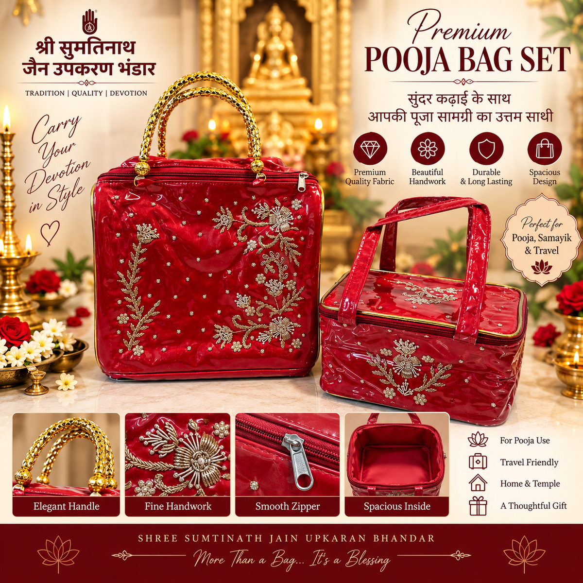 Premium samayik bag batwa set