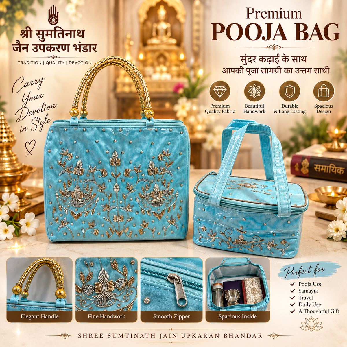 Premium samayik bag batwa set