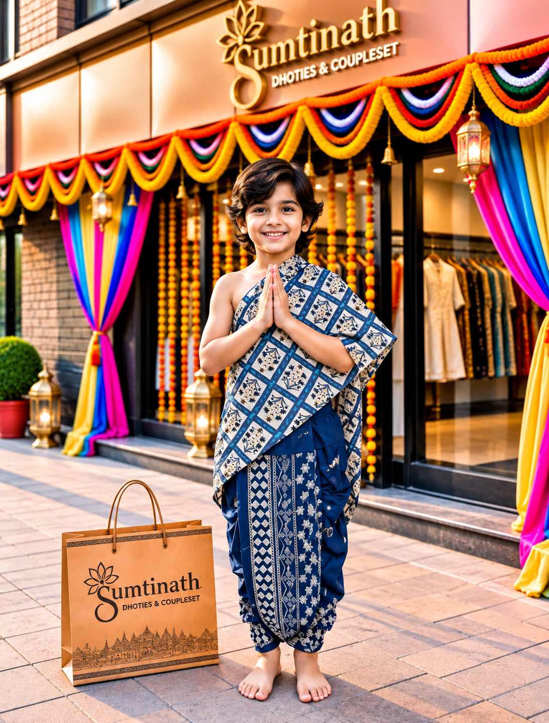 28 inch readymade dhoti(children wear)