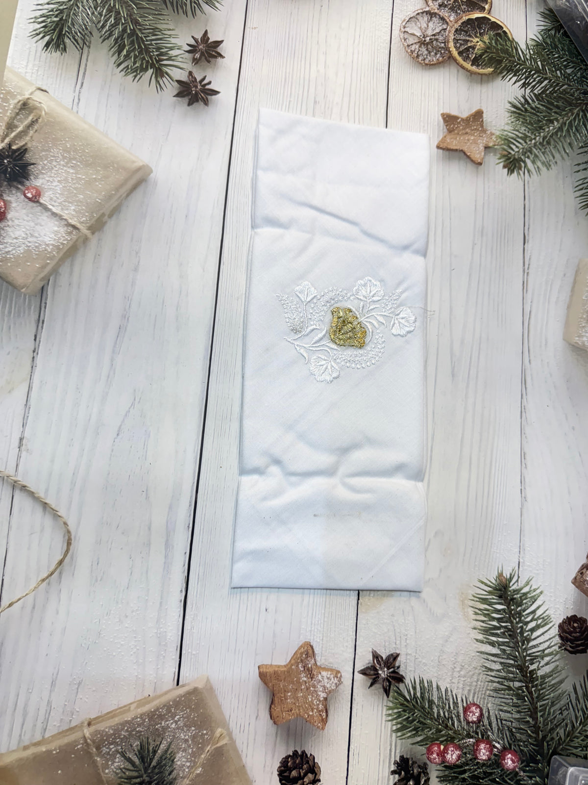 white south cotton pooja rumal