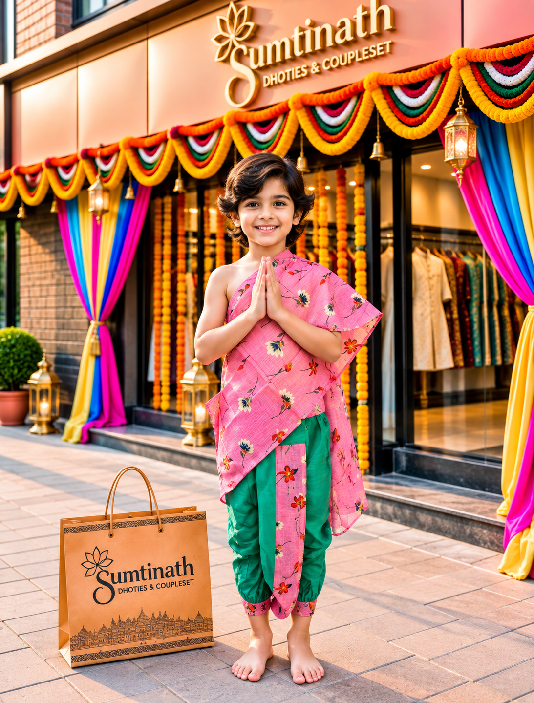 26 inch readymade dhoti(children wear)