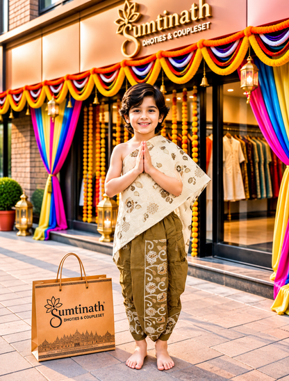 28 inch readymade dhoti(children wear)