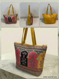 Ethnic Printed Handbag / Tote Bag