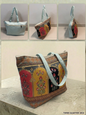 Ethnic Printed Handbag / Tote Bag