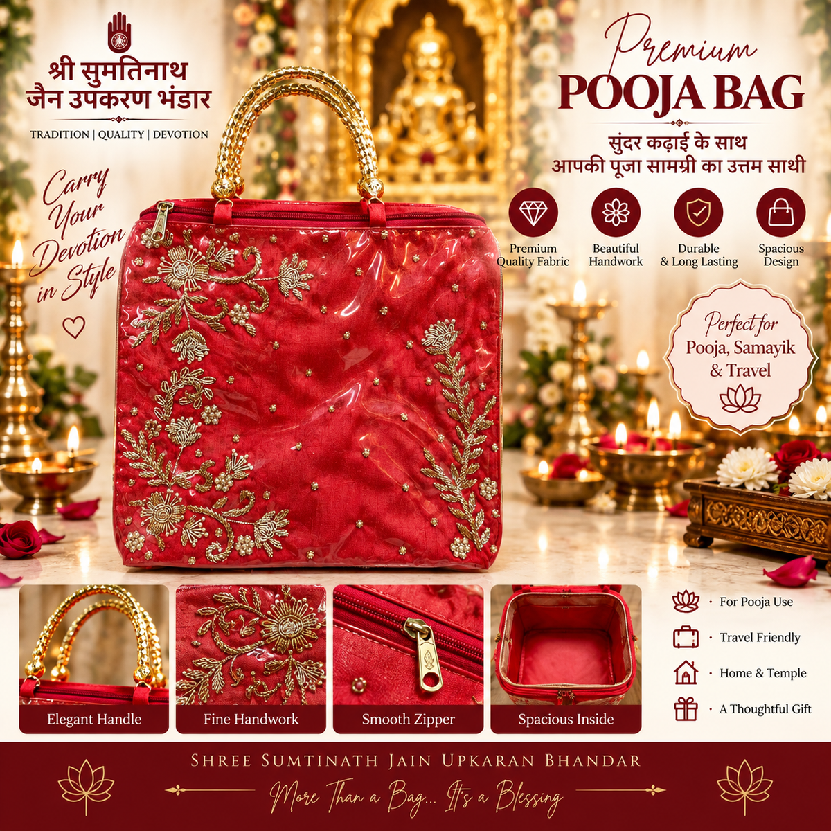 Samayik bag handwork