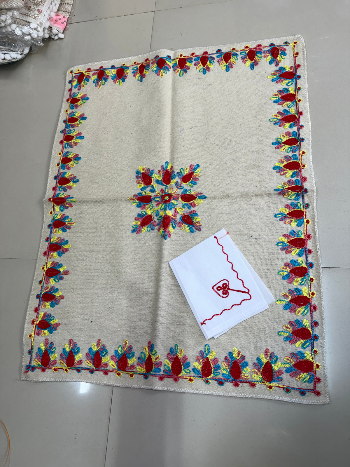 Embroidery work katasna with muhpatti