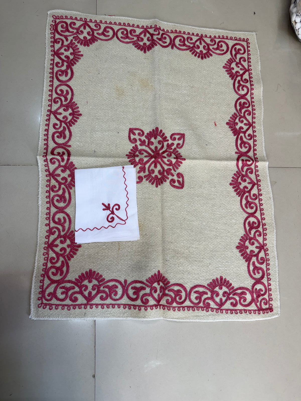 Embroidery work katasna with muhpatti