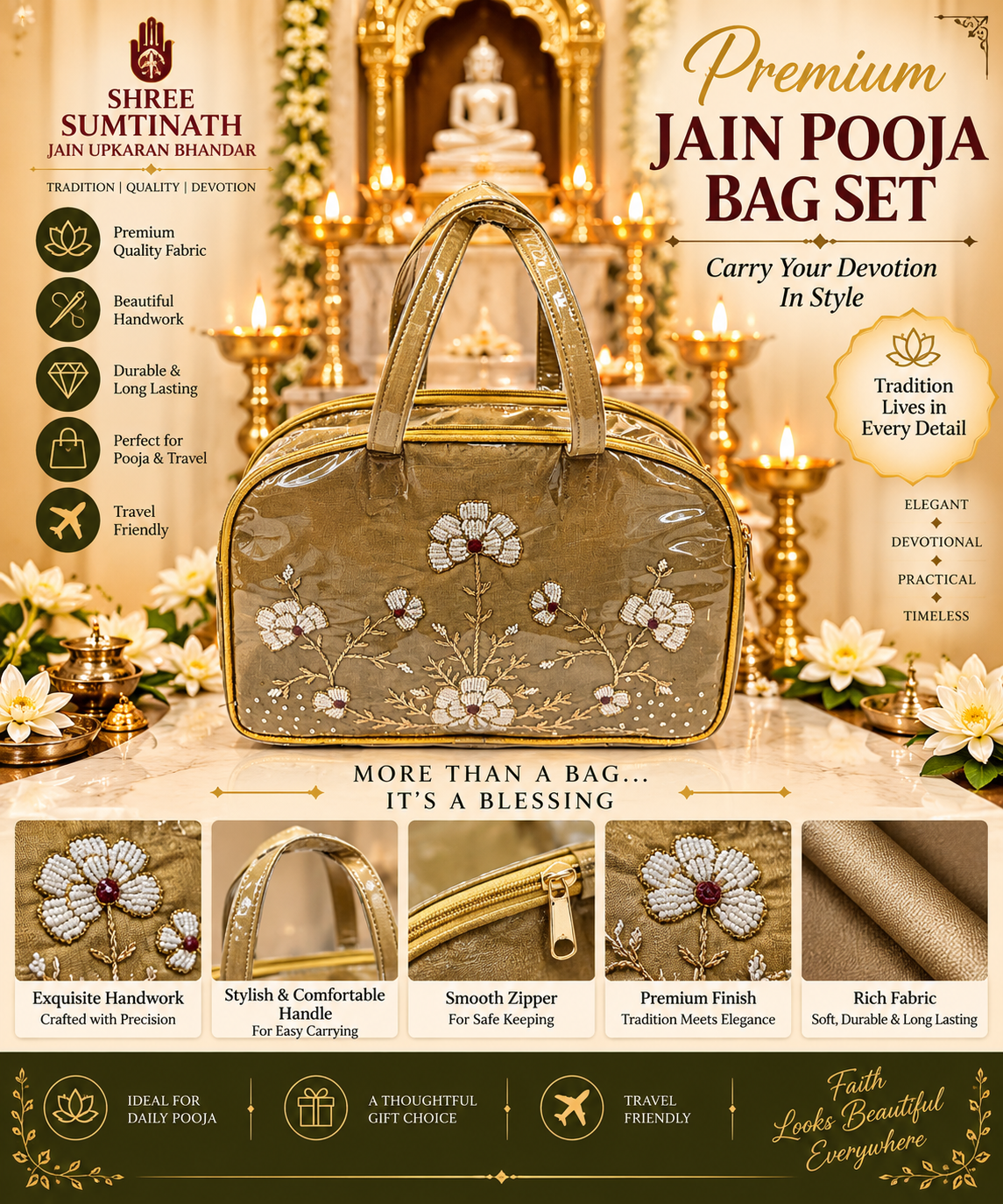 jardoshi work samayik bag