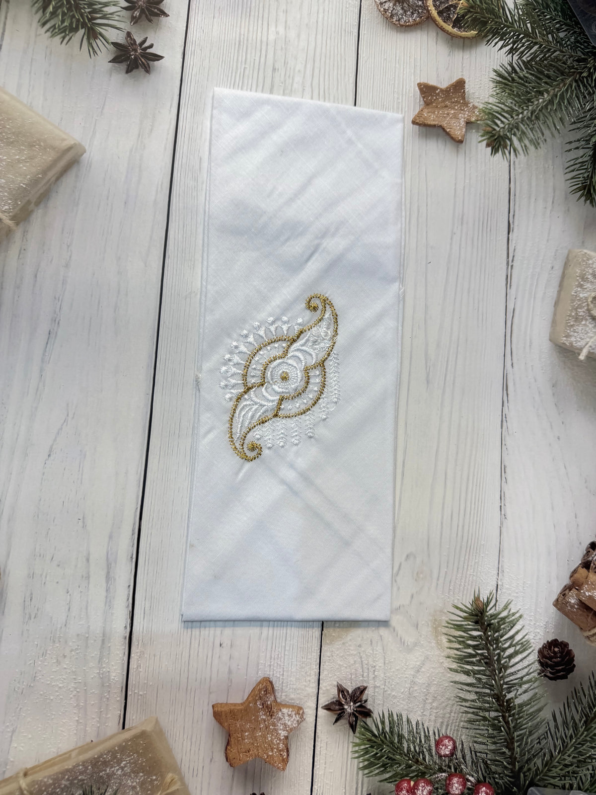 white south cotton pooja rumal