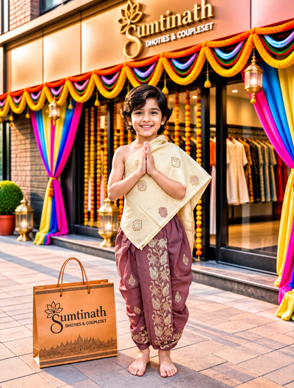 28 inch readymade dhoti(children wear)