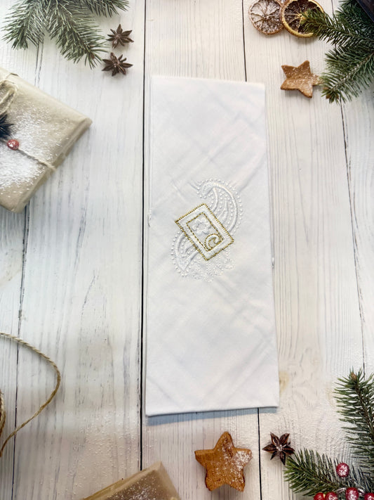 white south cotton pooja rumal