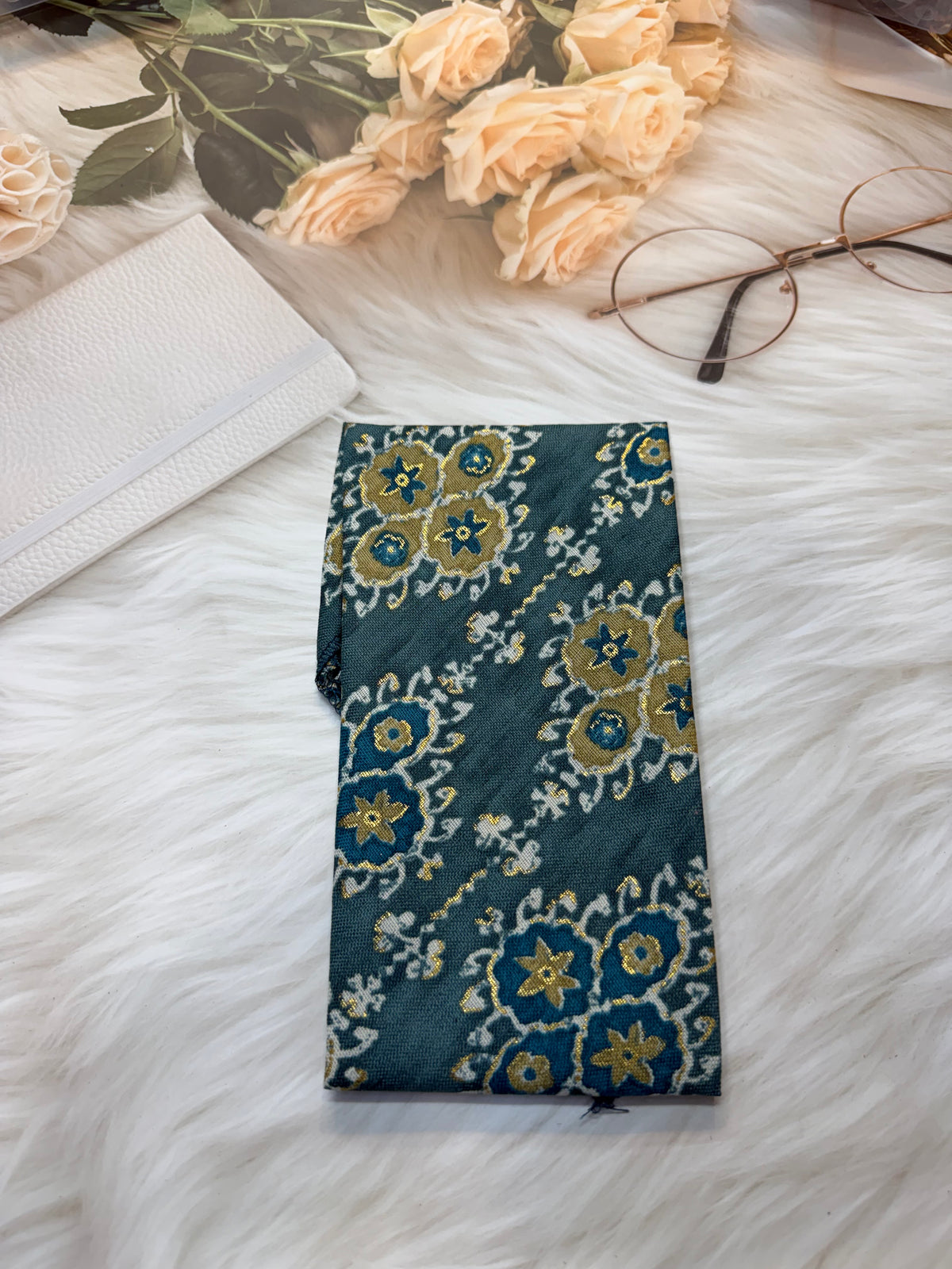 colorfull printed pooja rumal