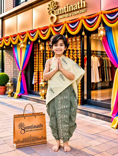 28 inch readymade dhoti(children wear)