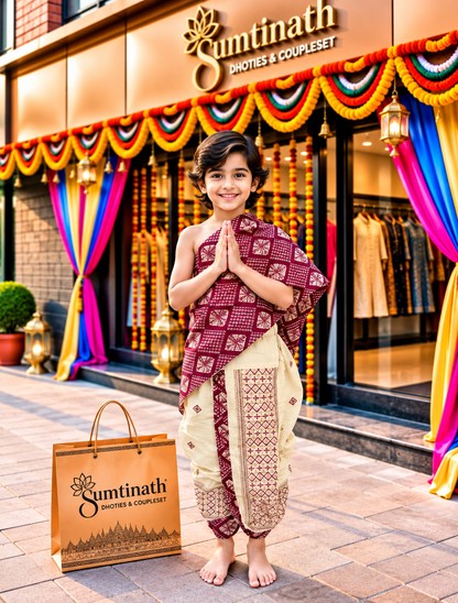 28 inch readymade dhoti(children wear)