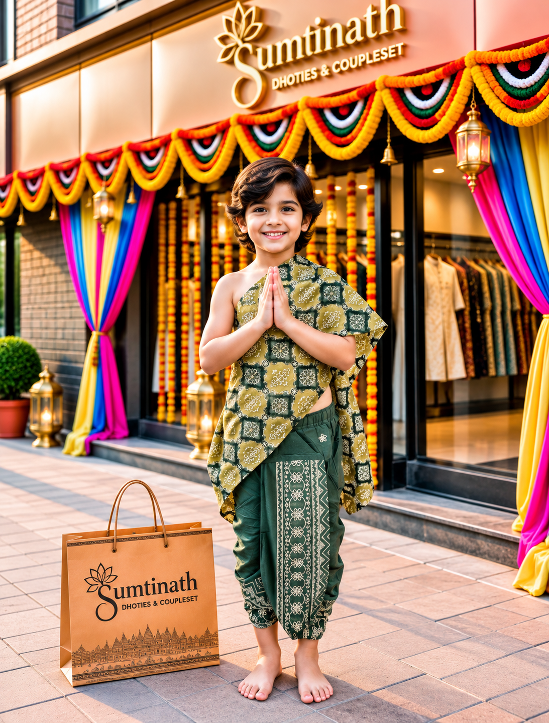 26 inch readymade dhoti(children wear)