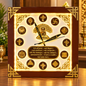Asthmangal watch with navkarmantra mahavir swami kalpvruksh (12x12 size)