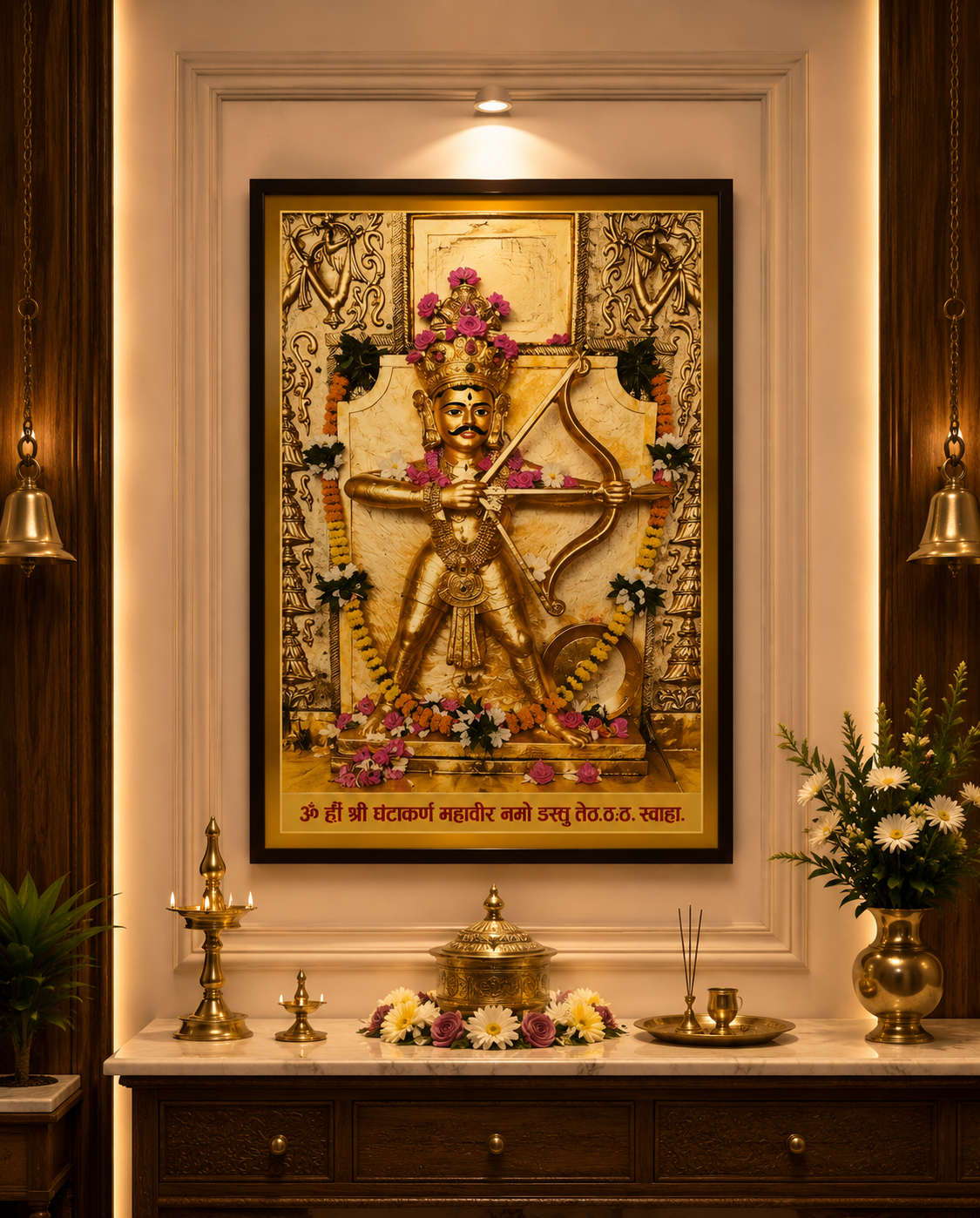Shree Ghantakarna Mahavir Photo Frame