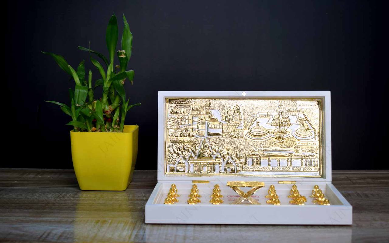 24 Tirthankar with Chardham patt rolex box
