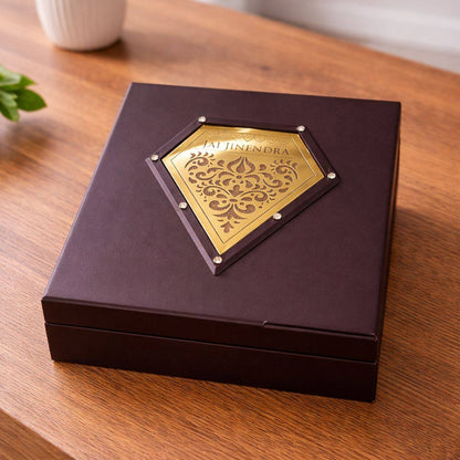 Deluxe 3D Adinath bhagvan with siddhachakra box