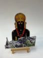Neminath bhagwan with girnar patt cutout(size - 6 inch)