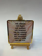 Resin art navkarmantra frame (size - 4x4)