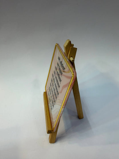 Resin art navkarmantra frame (size - 4x4)